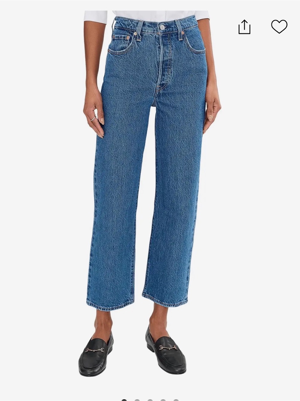 Levi’s Ribcage Ankle Straight Jeans